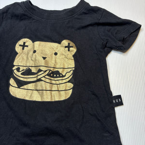 Unisex HUX BABY, organic cotton tee / top, FUC, size 1,  