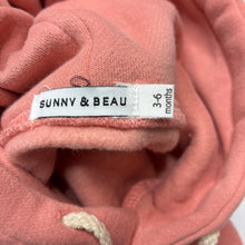 Load image into Gallery viewer, Girls SUNNY &amp; BEAU, fleece lined hoodie sweater romper, GUC, size 00,  