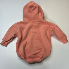 Load image into Gallery viewer, Girls SUNNY &amp; BEAU, fleece lined hoodie sweater romper, GUC, size 00,  