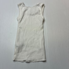 Load image into Gallery viewer, Unisex Anko, white cotton singlet top, EUC, size 0000,  