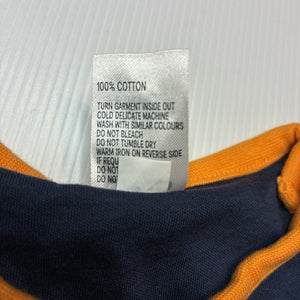 Boys Anko, cotton coverall / romper, tiger, EUC, size 00,  