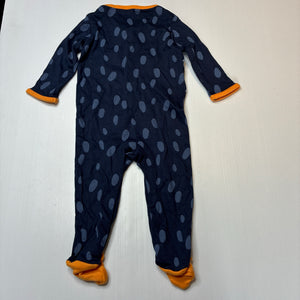 Boys Anko, cotton coverall / romper, tiger, EUC, size 00,  