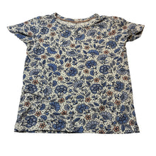 Load image into Gallery viewer, Girls Target, floral organic cotton blend tee / top, GUC, size 0,  