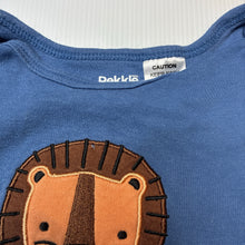 Load image into Gallery viewer, Boys Pekkle, cotton bodysuit / romper, lion, GUC, size 0,  