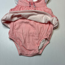 Load image into Gallery viewer, Girls Target, striped cotton romper, GUC, size 00,  