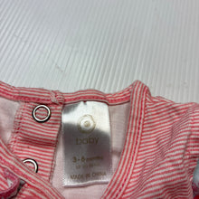 Load image into Gallery viewer, Girls Target, striped cotton romper, GUC, size 00,  