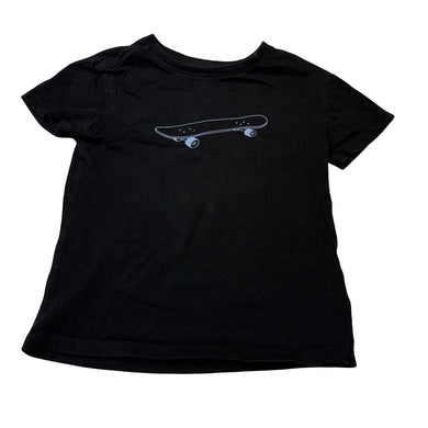 Boys Anko, black cotton tee / top, skateboard, EUC, size 3,  