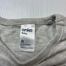 Load image into Gallery viewer, Boys Anko, lightweight tee / top, dinosaur, GUC, size 0,  