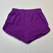 Load image into Gallery viewer, Girls Bonds, purple stretchy shorts, elasticated, EUC, size 2,  
