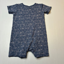 Load image into Gallery viewer, Unisex Anko, soft cotton romper, elephants, EUC, size 1,  