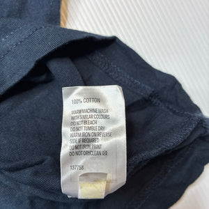 Boys Kids & Co, navy cotton tee / top, digger, GUC, size 1,  