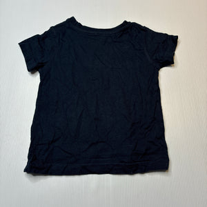Boys Kids & Co, navy cotton tee / top, digger, GUC, size 1,  