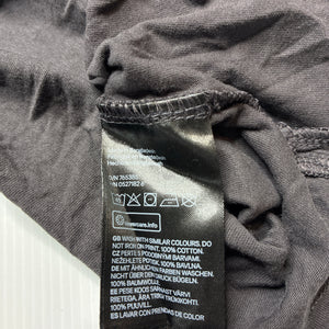 Boys H&M, grey cotton long sleeve tee / top, FUC, size 1,  
