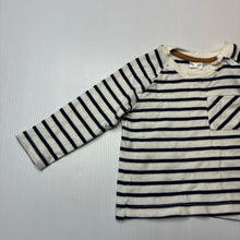 Load image into Gallery viewer, Boys H&amp;M, soft feel organic cotton long sleeve tee / top, EUC, size 00,  