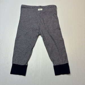 Unisex Target, navy stripe stretchy leggings / bottoms, GUC, size 1,  