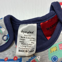 Load image into Gallery viewer, Boys Dymples, lightweight cotton sleeping bag, EUC, size 000,  