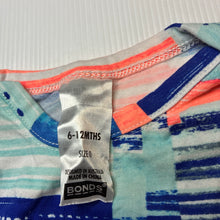 Load image into Gallery viewer, Unisex Bonds, colourful stretchy long sleeve tee / top, EUC, size 0,  