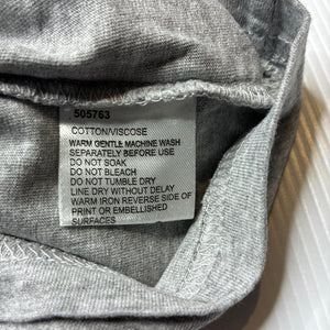 Boys Tilt, grey marle long sleeve tee / top, GUC, size 1,  