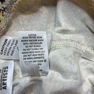 Unisex WARLUKURLANGU ARTISTS, cotton pyjama shorts / bottoms, EUC, size 1,  
