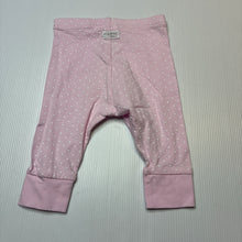 Load image into Gallery viewer, Girls Target, pink &amp; white spot leggings / bottoms, EUC, size 000,  