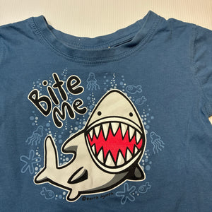 Boys Earth Nymph, cotton tee / top, shark, GUC, size 2,  