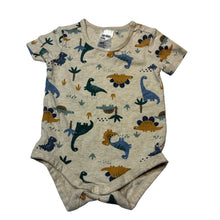 Load image into Gallery viewer, Boys Anko, stretchy bodysuit / romper, dinosaurs, EUC, size 00,  