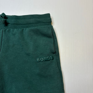 Unisex Bonds, green casual shorts, elasticated, EUC, size 3,  