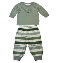Load image into Gallery viewer, Unisex Peter Alexander, long sleeve pyjama top &amp; flannel pants / bottoms, EUC, size 0,  