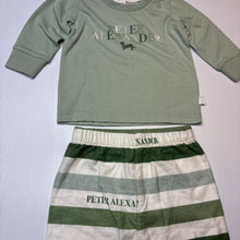 Load image into Gallery viewer, Unisex Peter Alexander, long sleeve pyjama top &amp; flannel pants / bottoms, EUC, size 0,  
