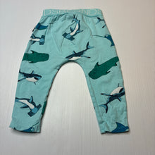 Load image into Gallery viewer, Unisex Bonds, stretchy leggings / bottoms, sharks, FUC, size 0,  