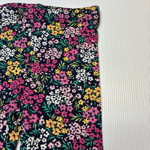 Girls Anko, colourful floral leggings / bottoms, EUC, size 1,  