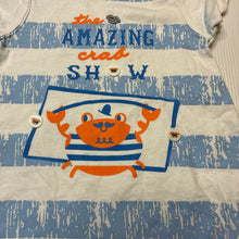 Load image into Gallery viewer, Boys Ergee, cotton romper, crabs, EUC, size 0000,  