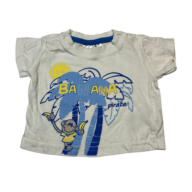 Boys Ergee, cotton tee / top, monkey, GUC, size 0000,  
