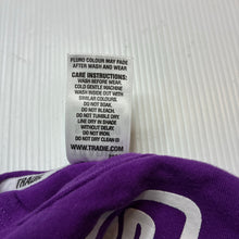 Load image into Gallery viewer, Unisex TRADIE Baby, purple stretchy bodysuit / romper, EUC, size 0000,  