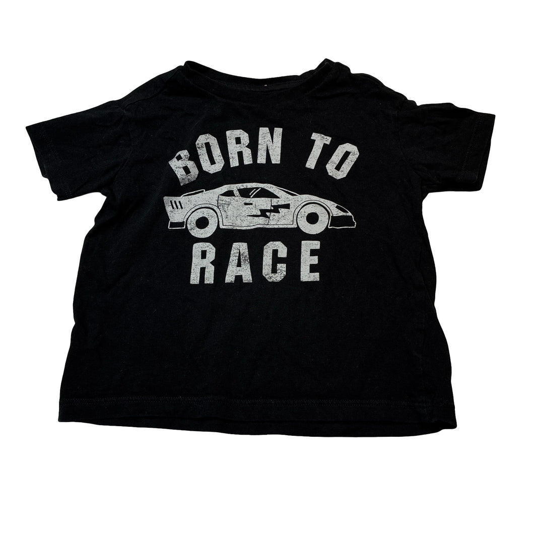 Boys Anko, black cotton tee / top, GUC, size 2,  