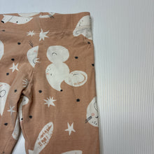Load image into Gallery viewer, Girls Nutmeg, stretchy leggings / bottoms, GUC, size 1,  