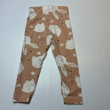 Load image into Gallery viewer, Girls Nutmeg, stretchy leggings / bottoms, GUC, size 1,  