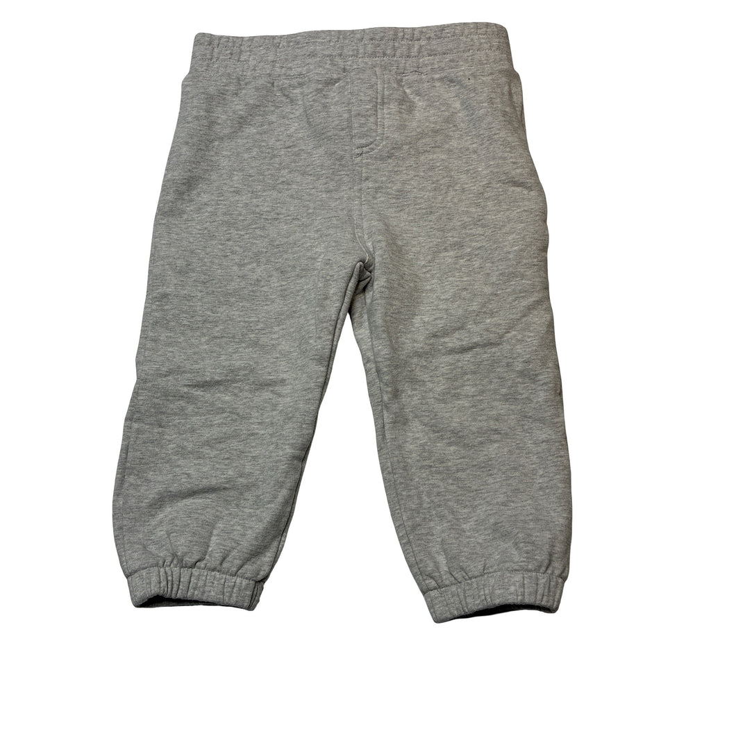 Unisex Cotton On, stretchy fleece lined casual pants, elasticated, Inside leg: 25cm, GUC, size 2,  