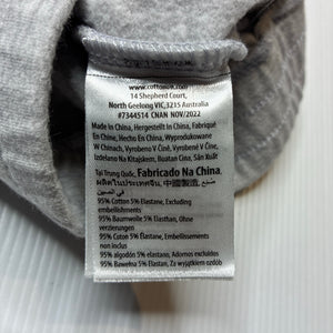 Unisex Cotton On, stretchy fleece lined casual pants, elasticated, Inside leg: 25cm, GUC, size 2,  