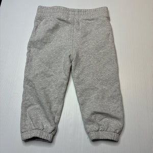 Unisex Cotton On, stretchy fleece lined casual pants, elasticated, Inside leg: 25cm, GUC, size 2,  