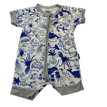 Load image into Gallery viewer, Unisex Bonds, zip wondersuit / zippy / romper, GUC, size 00,  