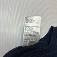 Load image into Gallery viewer, Boys Anko, navy waffle long sleeve top, EUC, size 1,  