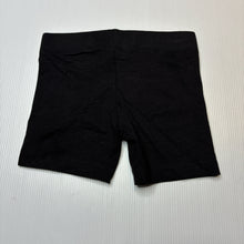 Load image into Gallery viewer, Girls Anko, black bike shorts, elasticated, flowers, EUC, size 2,  