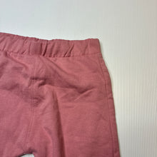 Load image into Gallery viewer, Girls Higgledee, Organics, fleece lined lightweight pants, elasticated, EUC, size 1,  