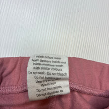 Load image into Gallery viewer, Girls Higgledee, Organics, fleece lined lightweight pants, elasticated, EUC, size 1,  