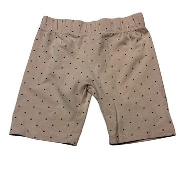 Girls Target, pink & black spot stretchy bike shorts, EUC, size 3,  