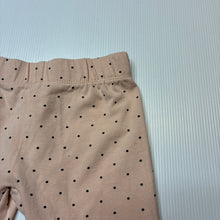 Load image into Gallery viewer, Girls Target, pink &amp; black spot stretchy bike shorts, EUC, size 3,  