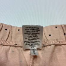 Load image into Gallery viewer, Girls Target, pink &amp; black spot stretchy bike shorts, EUC, size 3,  