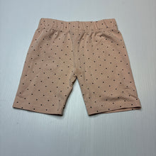 Load image into Gallery viewer, Girls Target, pink &amp; black spot stretchy bike shorts, EUC, size 3,  