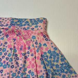Girls Anko, floral cotton skirt, built-in shorts, EUC, size 1,  